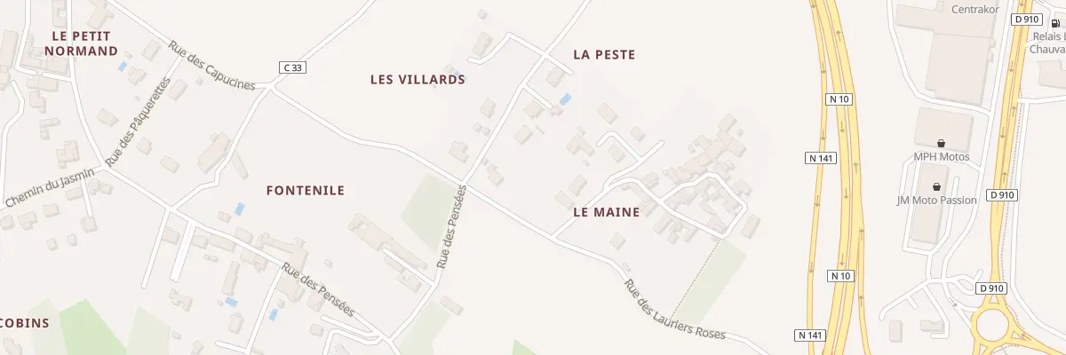 Plan du 31 Rue des Glycines à Champniers