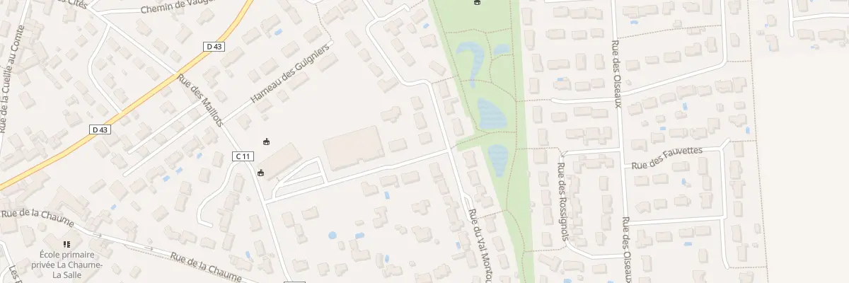 Plan du 22 Rue du Val Montour à Vouillé