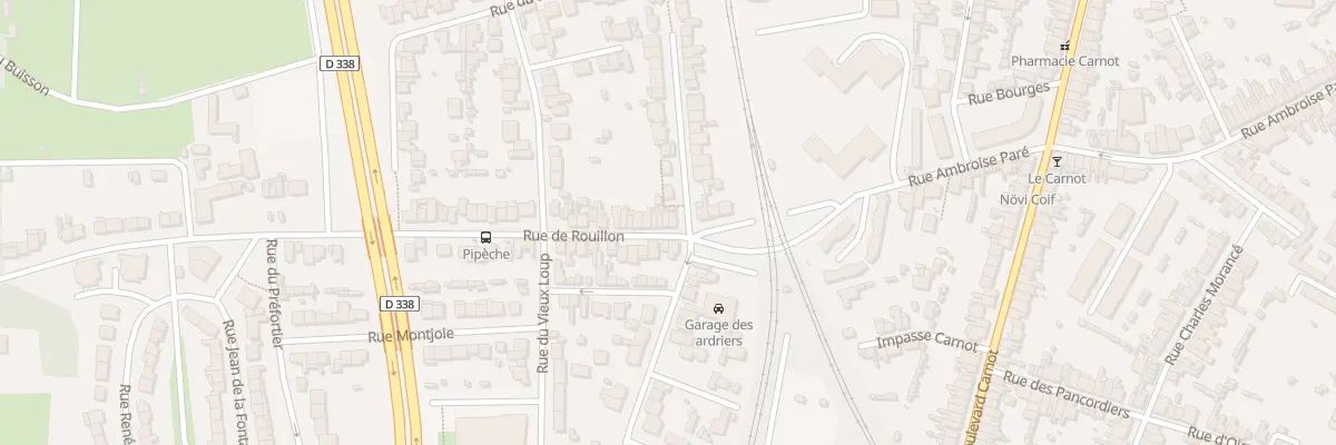 Plan du 10 Rue de Rouillon au Mans