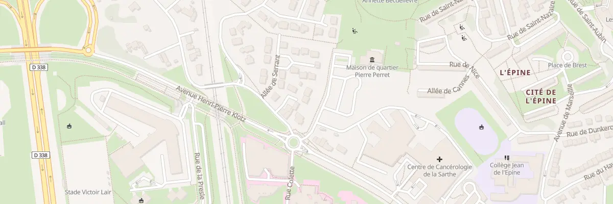 Plan du 86 Rue de Degre au Mans