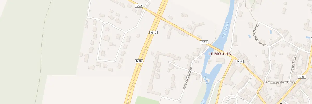 Plan du 5163 Rue du Temple à Valence-en-Poitou
