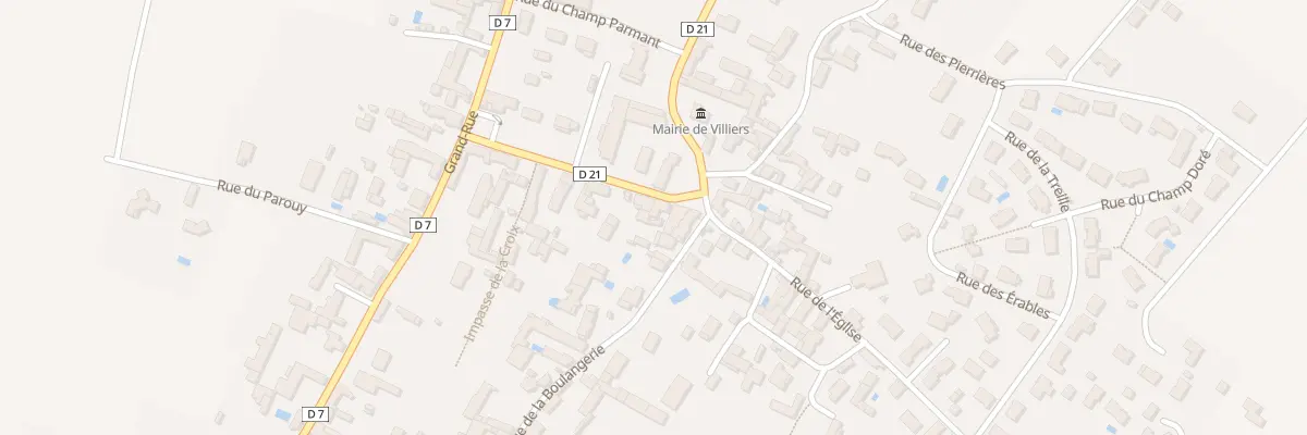 Plan du 6 Pl de la Mairie à Villiers