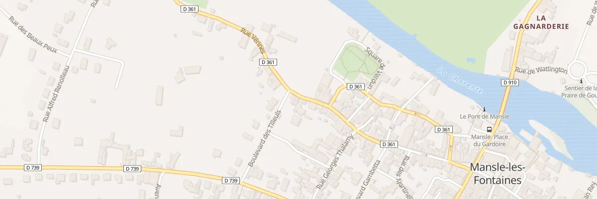 Plan du 34 Rue de Verines à Mansle-les-Fontaines