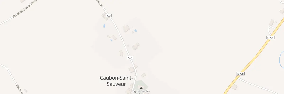 Plan du 108 Chante Merle à Caubon-Saint-Sauveur
