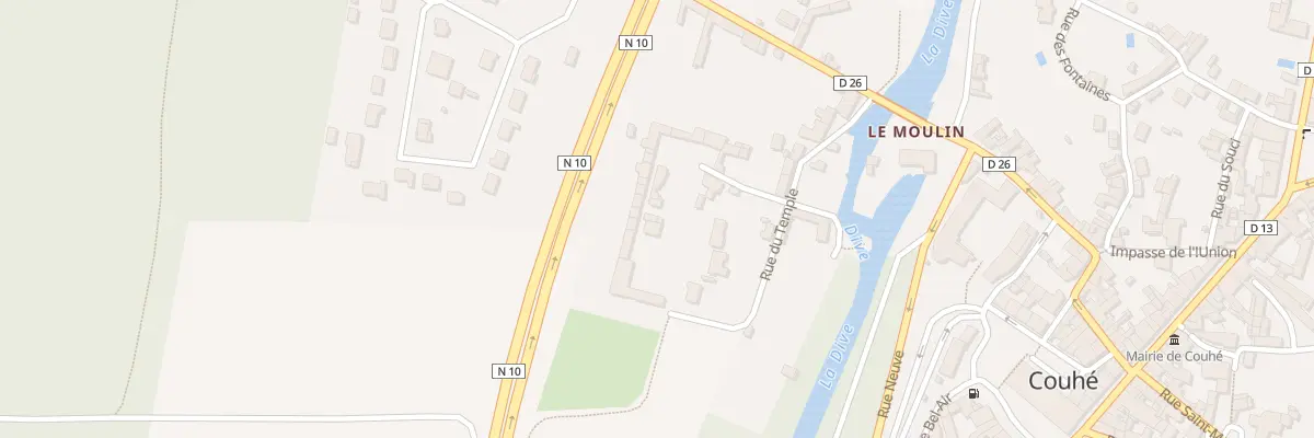 Plan du 26 Rue du Temple à Valence-en-Poitou