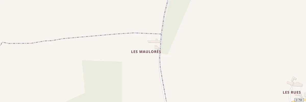 Plan du 121 Les Maulorees à Saint-Gervais-du-Perron