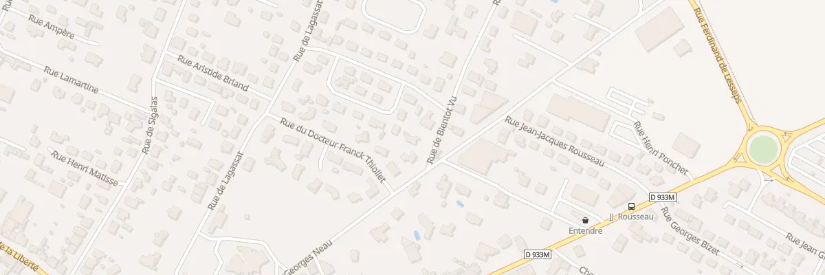 Plan du 1 Rue de Bientot Vu à Marmande