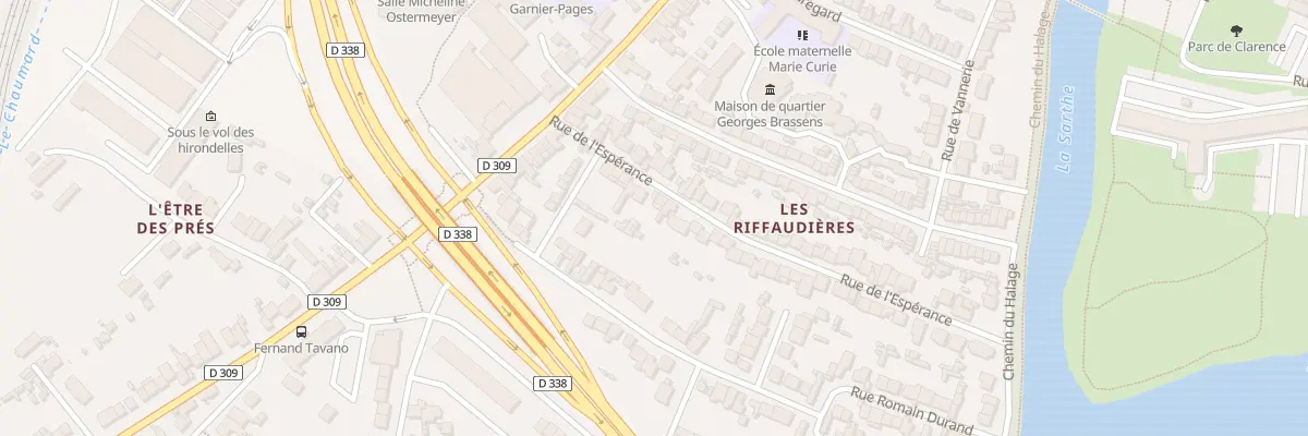 Plan du 20 Rue de l’Esperance au Mans