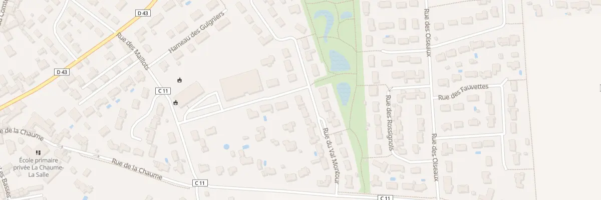 Plan du 26 Rue du Val Montour à Vouillé