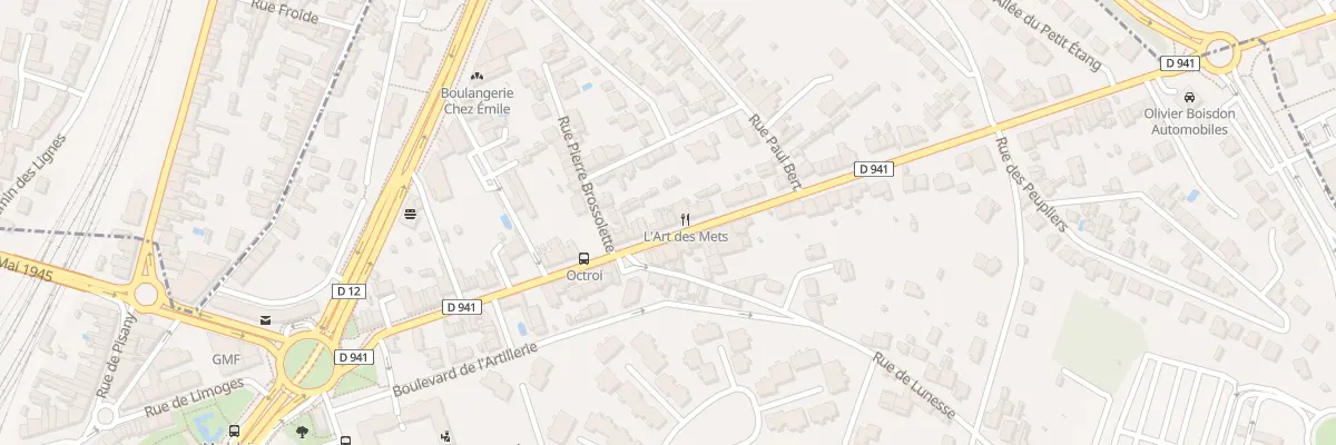 Plan du 174 Rue de Limoges à Angoulême