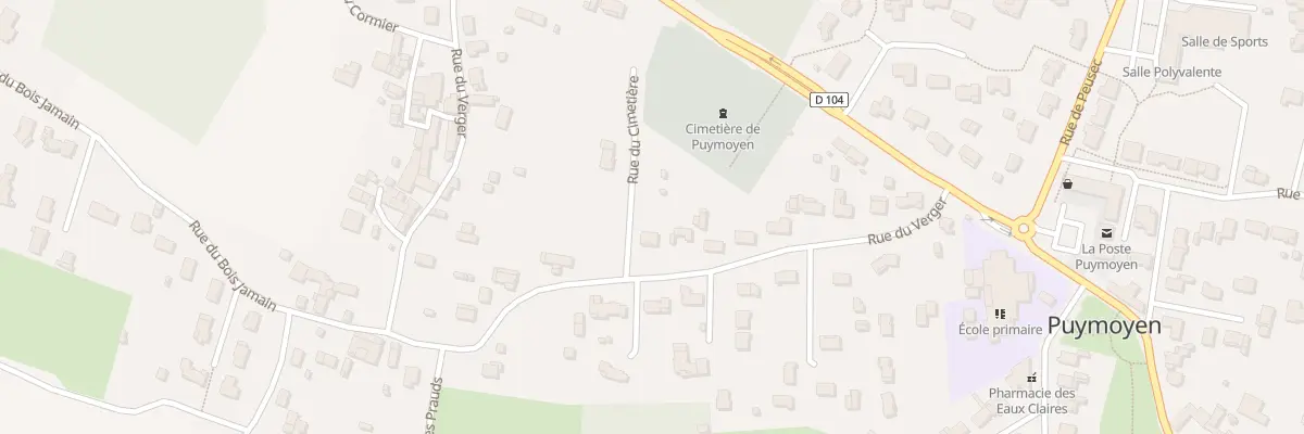 Plan du 15 Rue du Verger à Puymoyen