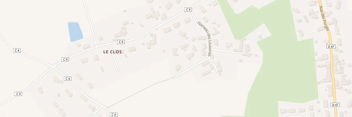 Plan du 16 Hameau des Louveries à Montbizot