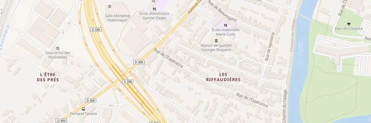 Plan du 19 Rue de l’Esperance au Mans