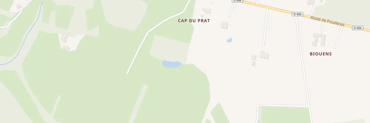 Plan du 416 Cap du Prat à Sos