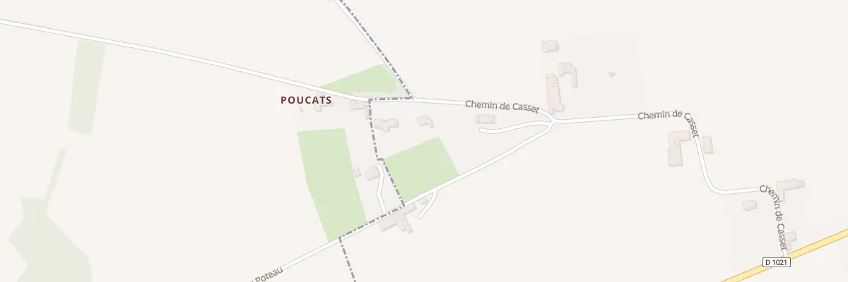 Plan du 9 Che de Casset à Villecomtal-sur-Arros