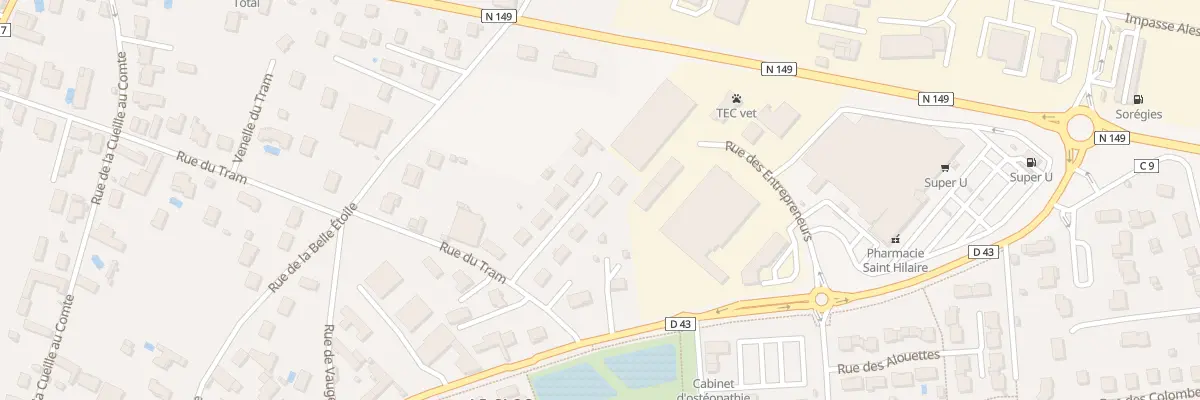 Plan du 5755 Rue du Tram à Vouillé