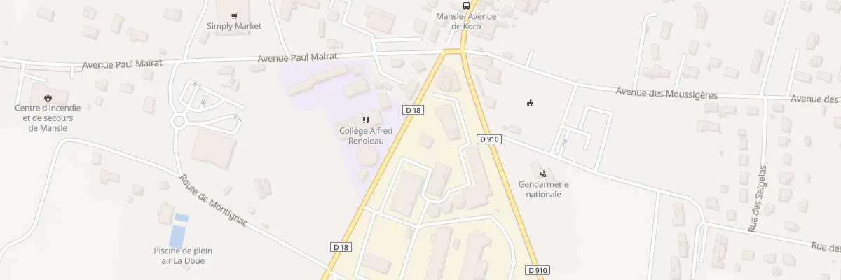 Plan du 7 Av des Combattants d’Afn à Mansle-les-Fontaines