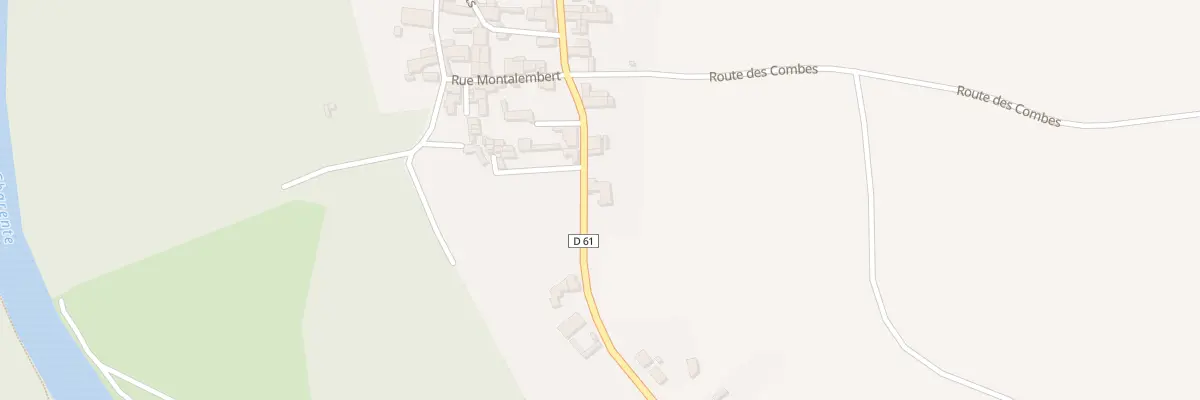 Plan du 6 Rue du Général Resnier à Mansle-les-Fontaines