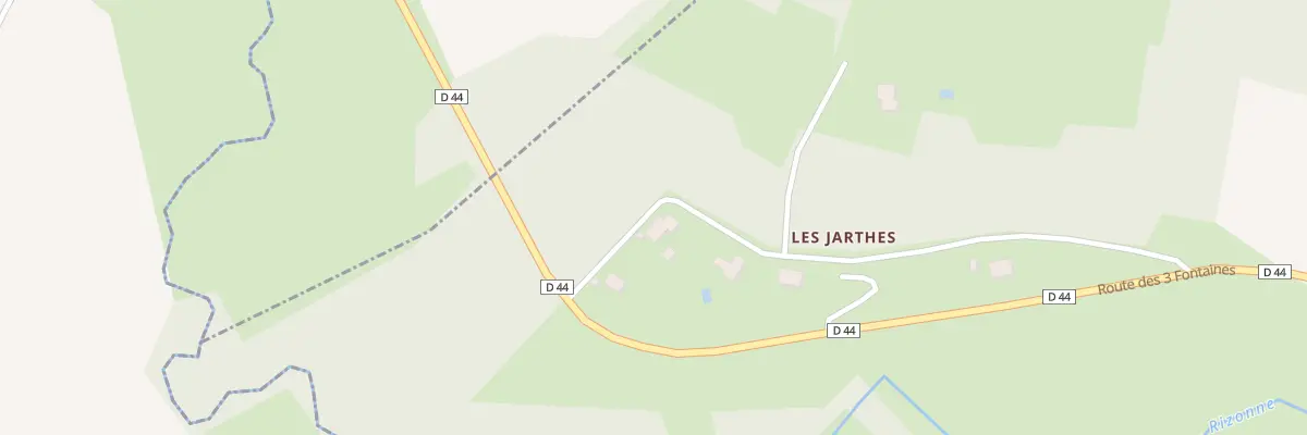 Plan du 1008 Les Jarthes à Saint-Vincent-Jalmoutiers