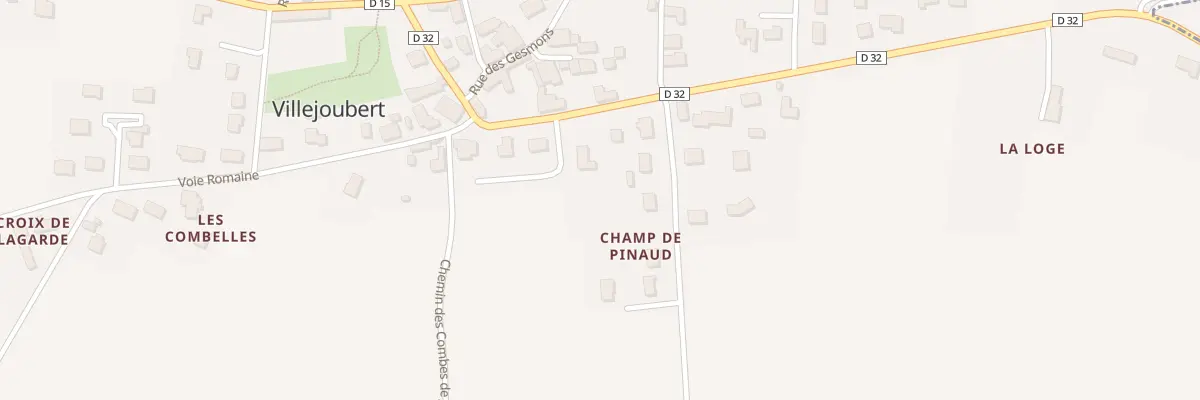Plan du 5134 Champ de Pinaud à Villejoubert