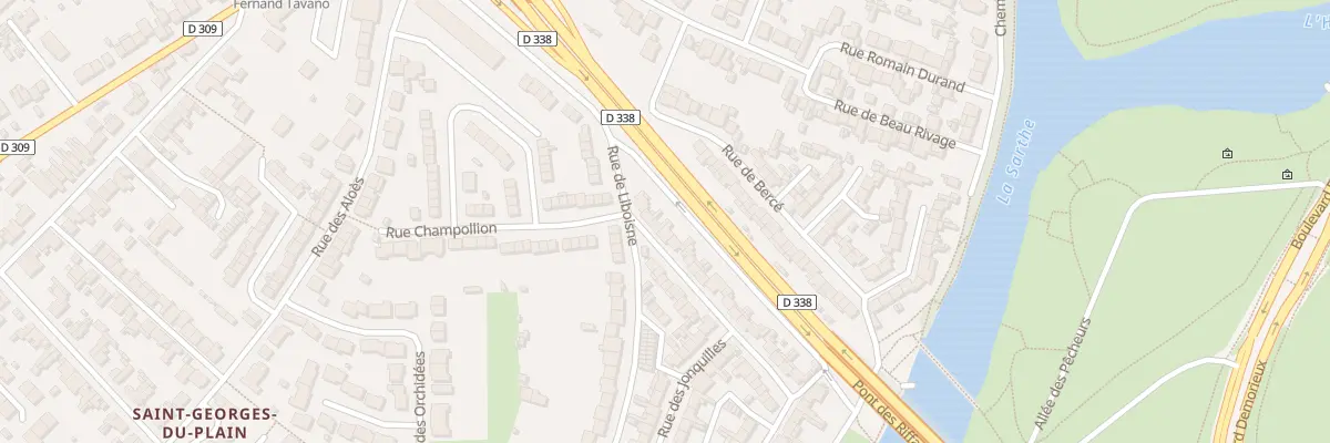Plan du 5 Rue Claire au Mans