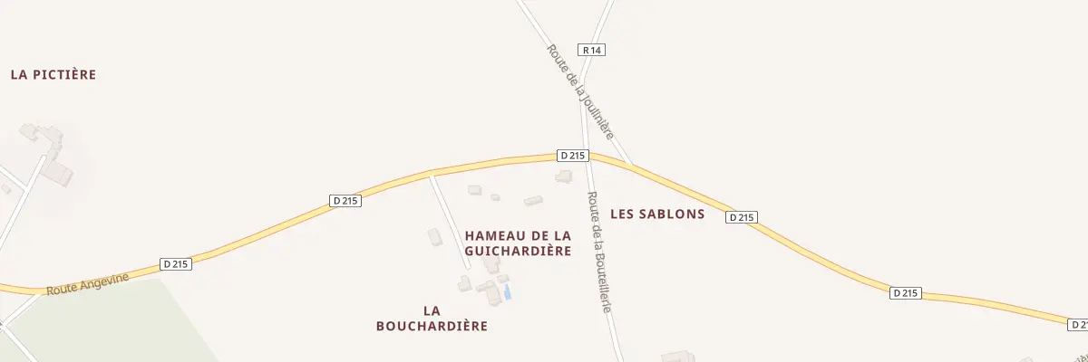 Plan du 26 Rte de la Bouteillerie à Gizeux