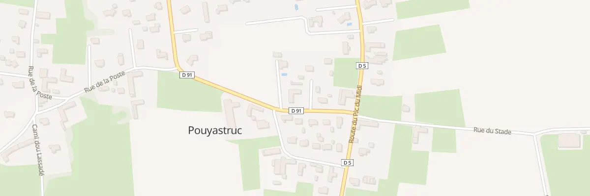Plan du 8 Rue des Ecoles à Pouyastruc