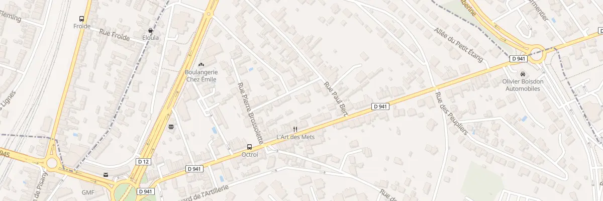 Plan du 14 Rue du Repos à Angoulême