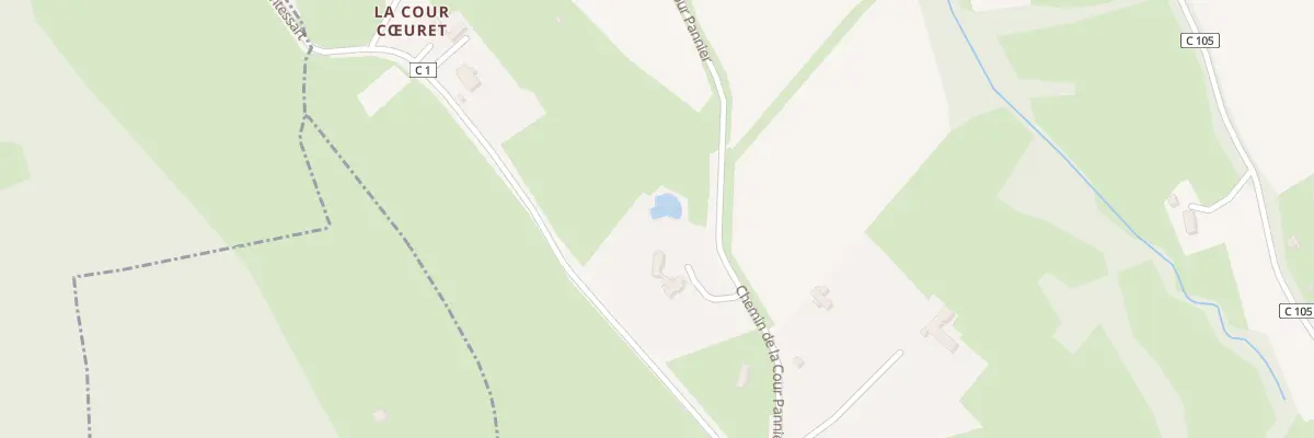 Plan du 5099 La Cour Pannier à Barneville-la-Bertran