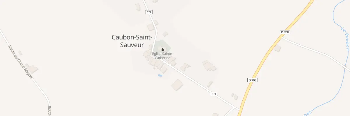 Plan du 246 Rte de la Mairie à Caubon-Saint-Sauveur
