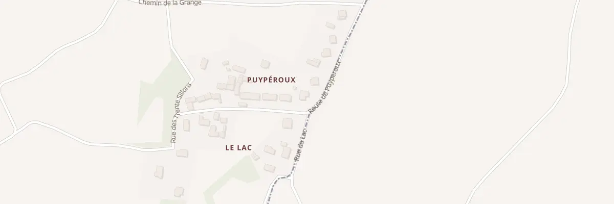 Plan du 906 Rue de Puyperoux à Villejoubert