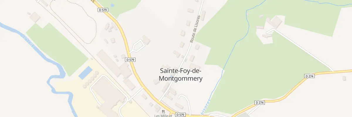 Plan du 135 Rte de Lisores -Ste Foy à Val-de-Vie