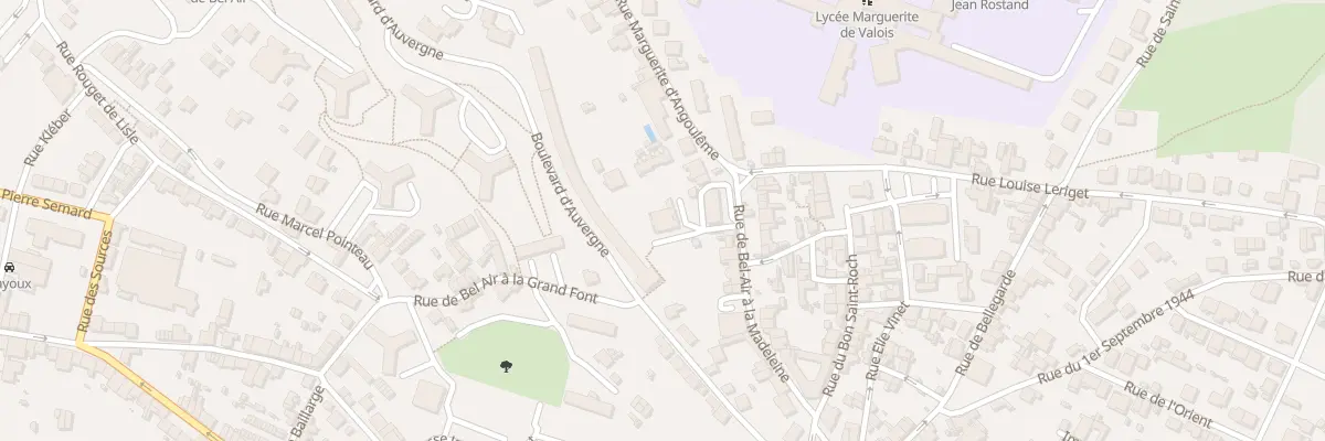 Plan du 53 Rue Bel Air La Madeleine à Angoulême