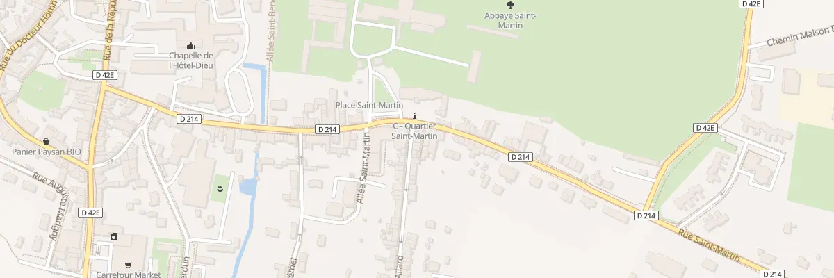 Plan du 1 Rue Allard à Sées