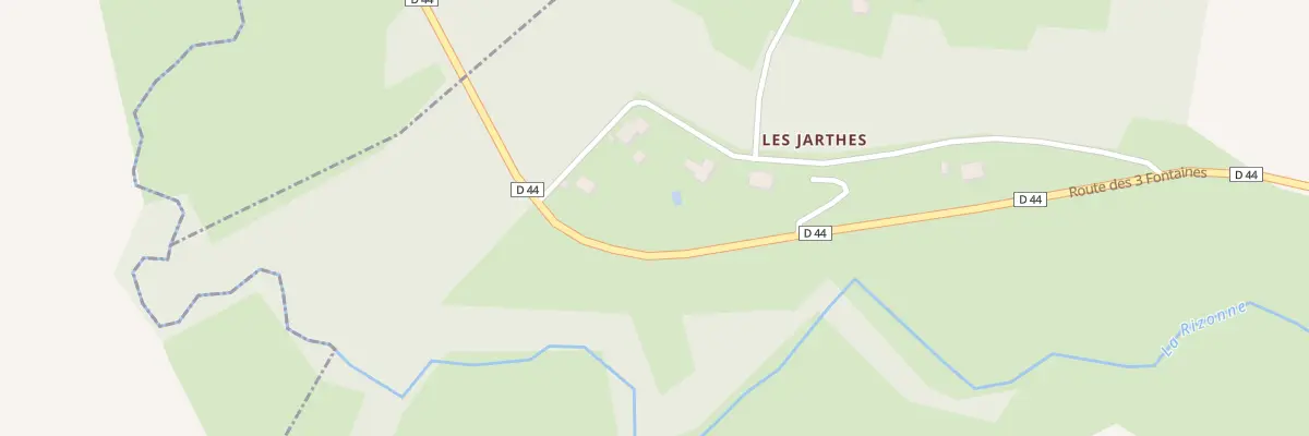 Plan du 1011 Les Jarthes à Saint-Vincent-Jalmoutiers