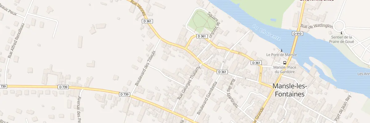 Plan du 18 Rue de Verines à Mansle-les-Fontaines