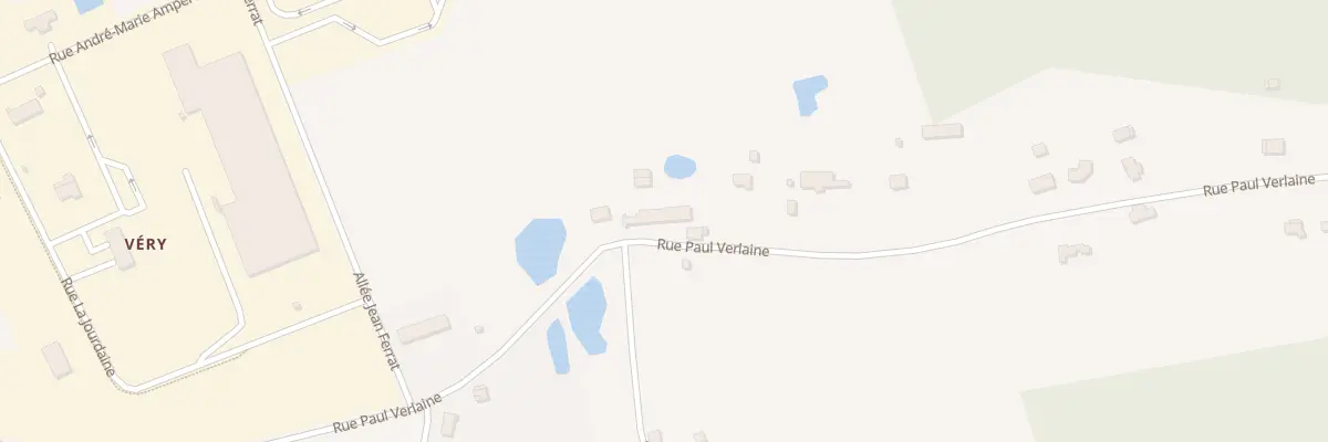 Plan du 20 Rue Paul Verlaine à Montpon-Ménestérol