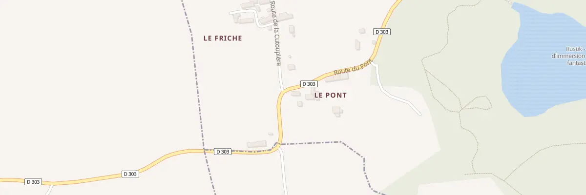 Plan du 167 Le Pont à Chailloué