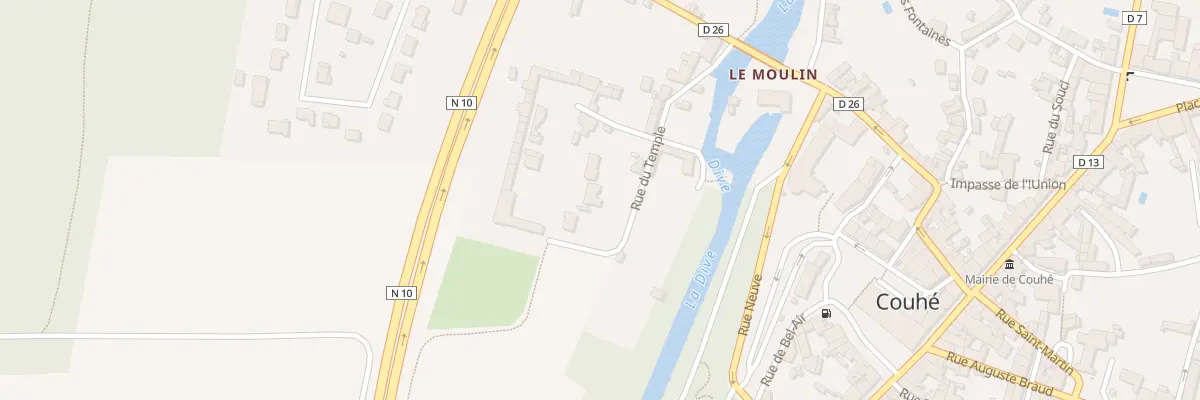 Plan du 36 Rue du Temple à Valence-en-Poitou