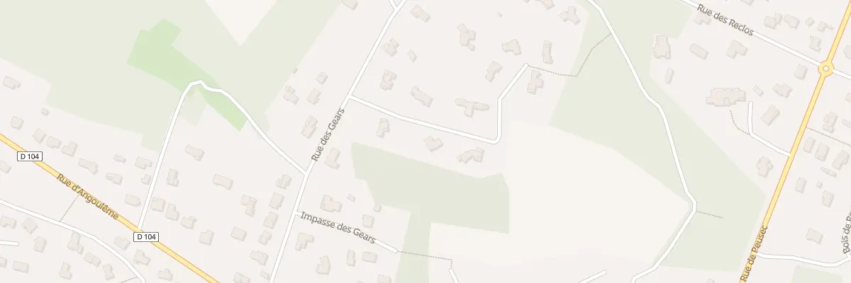 Plan du 1 Che de la Baratte à Puymoyen