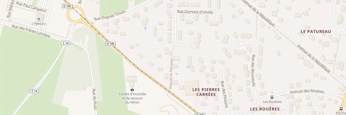 Plan du 16T Rue La Perouse à Avoine