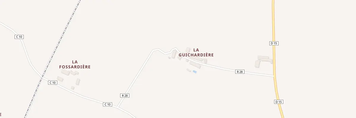 Plan du 271 Rte de la Guichardière à Gizeux