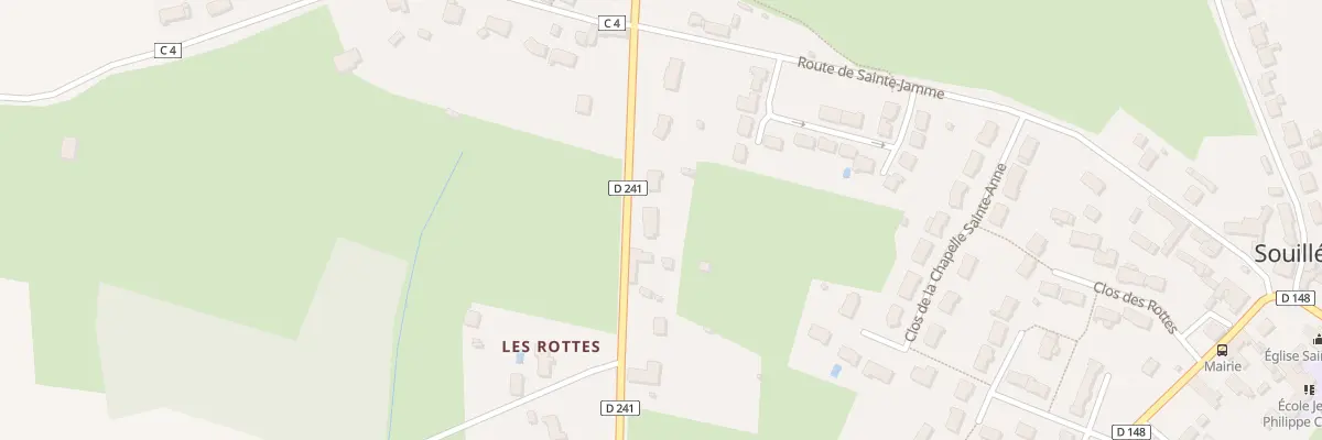 Plan du 5123 La Maison Neuve à Souillé