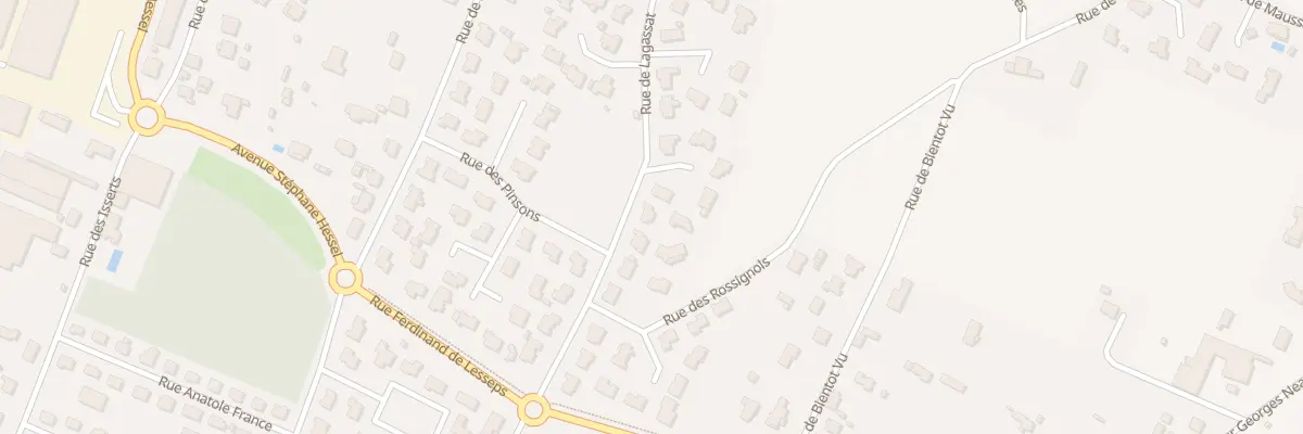 Plan du 68 Rue de Lagassat à Marmande