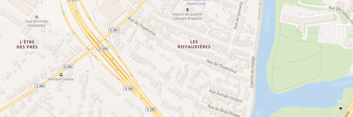 Plan du 34 Rue de l’Esperance au Mans