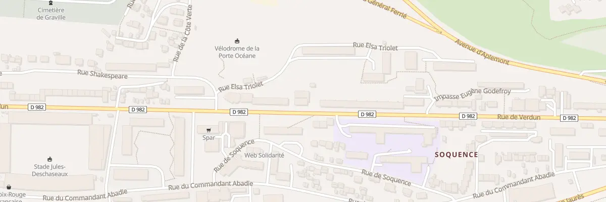 Plan du 395 Rue de Verdun au Havre