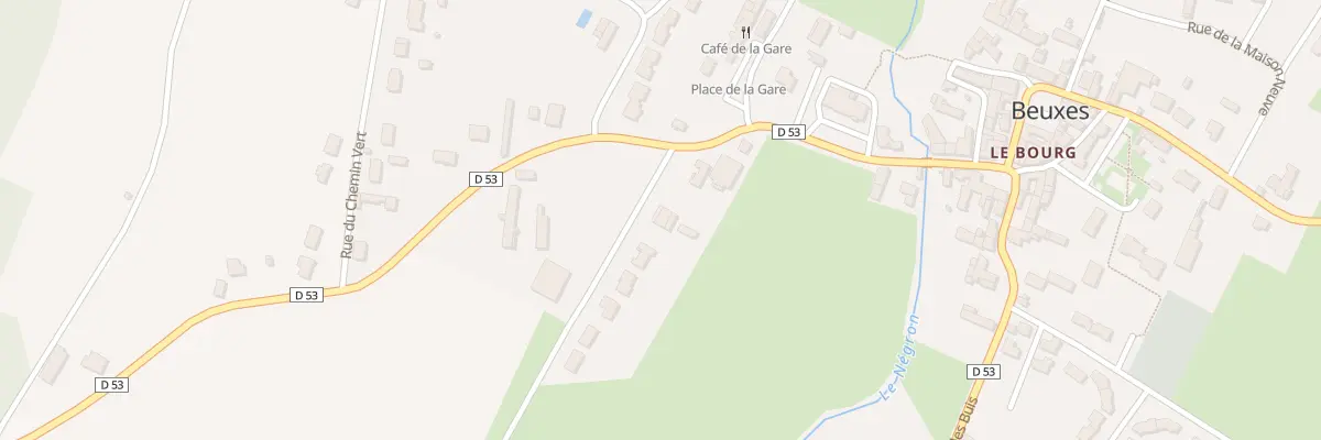 Plan du 1 Rue des Fontaines à Beuxes