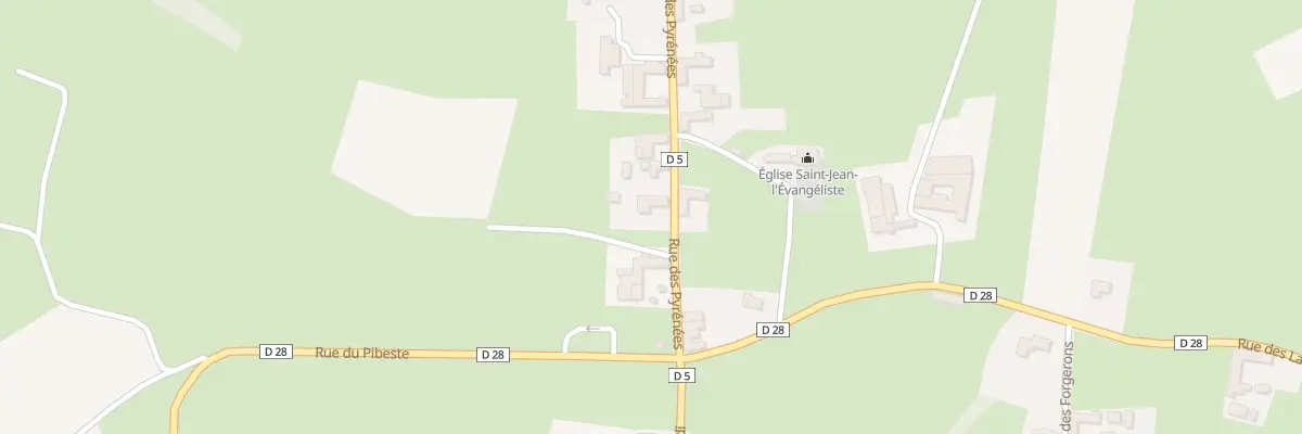 Plan du 9 Rue des Pyrénées à Luc