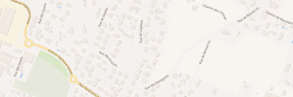 Plan du 70 Rue de Lagassat à Marmande