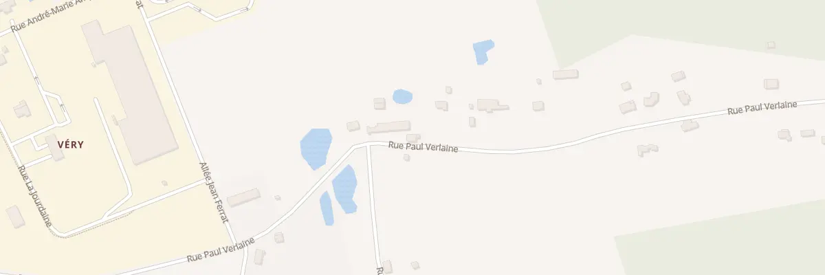 Plan du 22 Rue Paul Verlaine à Montpon-Ménestérol
